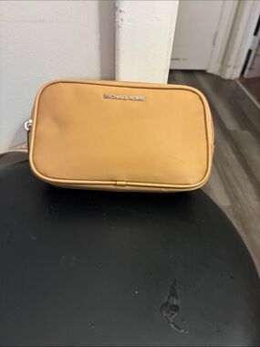 Michael Kors Men’s Mustard Toiletry Pouch